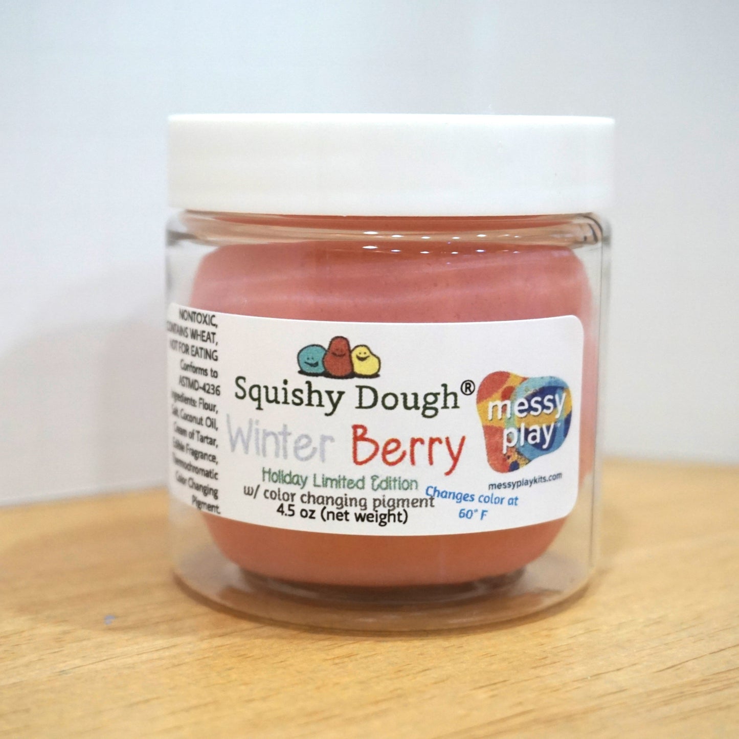 Winter Berry Squishy Dough **COLOR CHANGING**