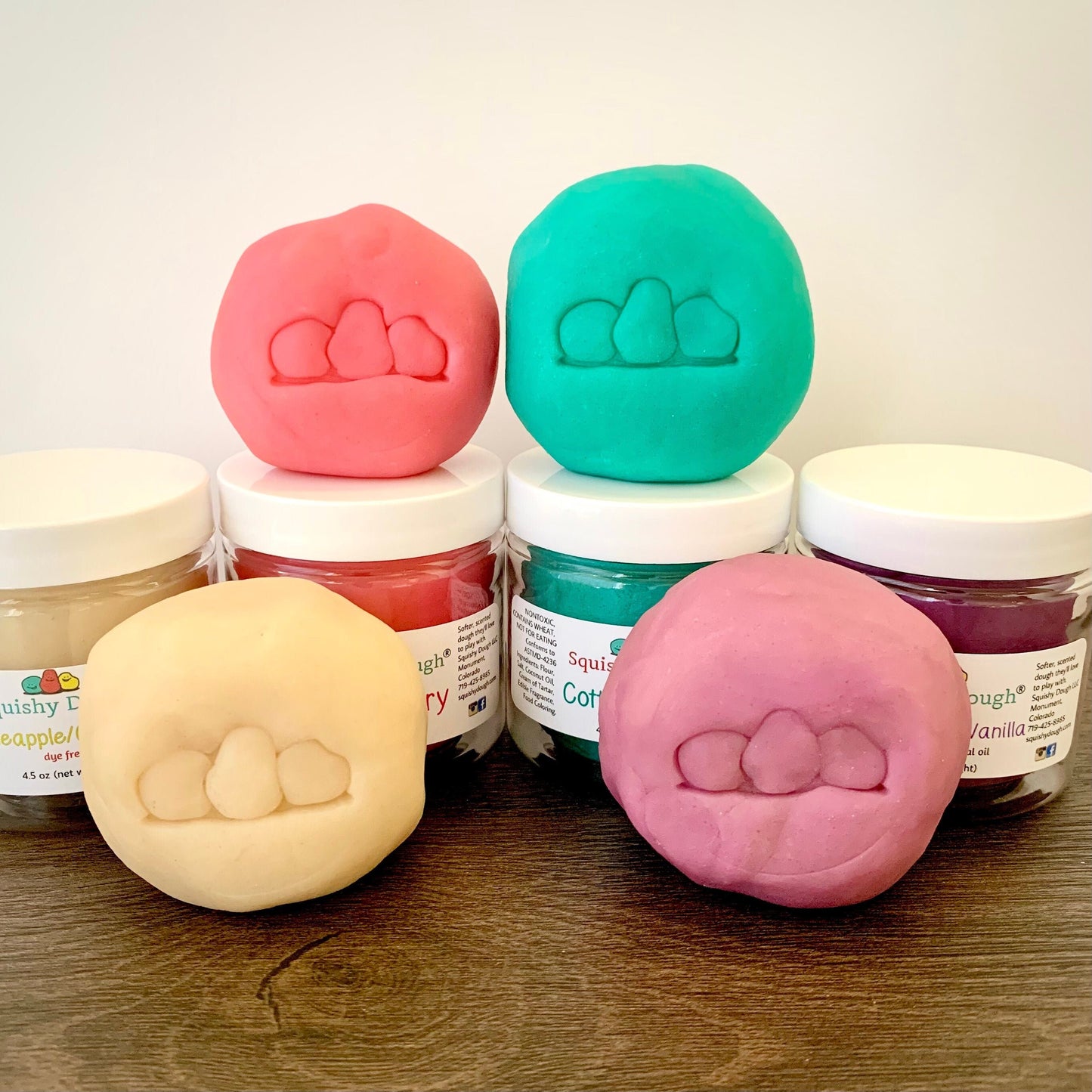 Spring Colors Scented Play Dough Pack in 4.5 oz Size