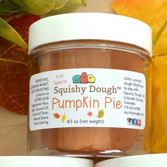 Pumpkin Pie Squishy Dough