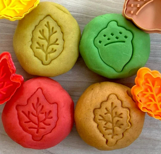 Fall Squishy Dough Pack (Caramel Apple, Pumpkin Pie, Spiced Vanilla, Immunity)