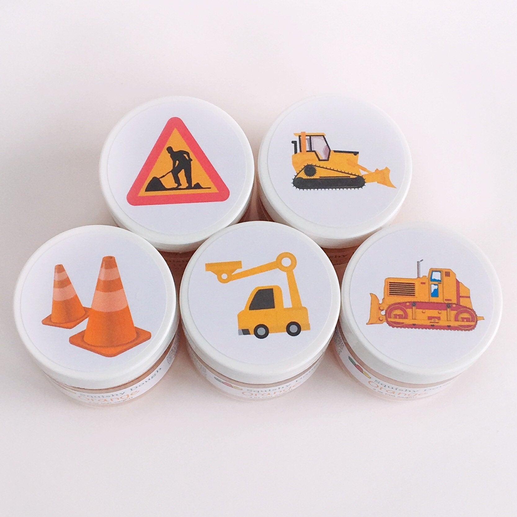 construction party stickers 